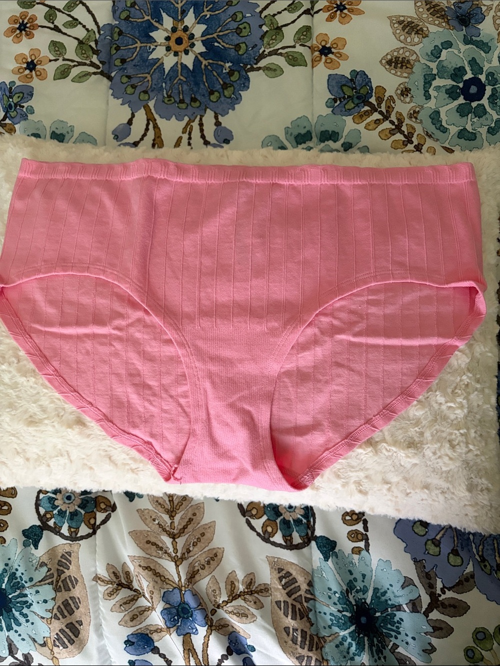 Victoria's Secret Ribbed Hipster Briefs - Pink XL